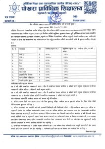 सीप परीक्षण (SKILL TEST) को आवेदन फारम भर्ने सम्बन्धी सुचना ।